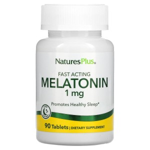 Nature's Plus Melatonin 1mg Συμπλήρωμα για τον Ύπνο 90 ταμπλέτες