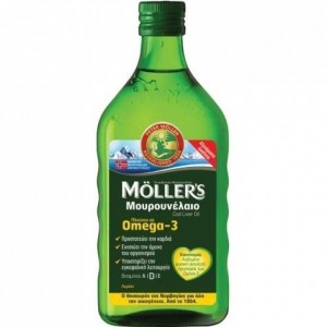 Moller's Cod Liver Oil Lemon Μουρουνέλαιο με γεύση λεμόνι, 250ml