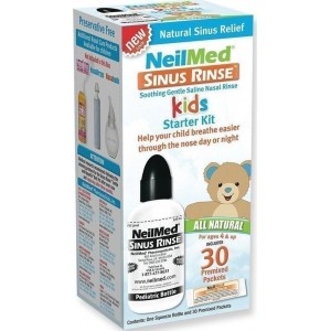 NeilMed Sinus Rinse Kids Pediatric Kit Σύστημα Ρινικών Πλύσεων Για Παιδιά 30 Φακελίσκοι