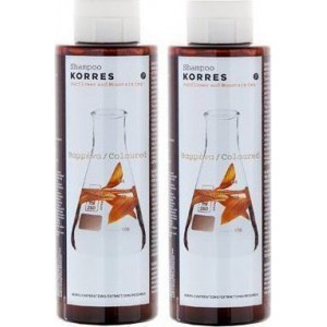 Korres Σαμπουάν για Βαμμένα Μαλλιά με Ηλίανθο & Τσάι του Βουνού 1+1 ΔΩΡΟ 2x250ml
