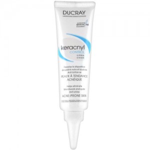 Ducray Keracnyl Glycolic+ 24ωρη Ενυδατική Κρέμα Προσώπου Ημέρας για Λιπαρές Επιδερμίδες κατά της Ακμής 30ml