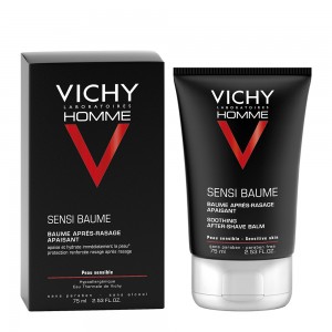 Vichy Homme Sensi Baume Soothing After Shave Balm 75ml
