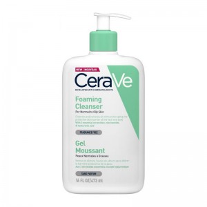CeraVe Foaming Cleanser for Normal to Oily Skin 473ml