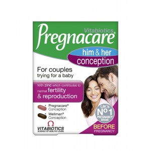 Vitabiotics Pregnacare His & Her Conception, για Ζευγάρια που Προσπαθούν για Μωρό, 60 Tablets