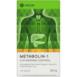 Agan Metabolin-1 X-Syndrome Control Συμπλήρωμα Διατροφής 60 Vegicaps