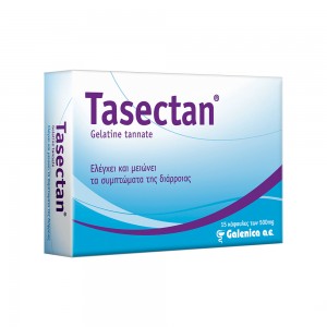 Galenica Tasectan 500mg  - Αντιμετωπίζει τη διάρροια & Αποκαθιστά τη φυσιολογική λειτουργία του εντέρου , 15caps