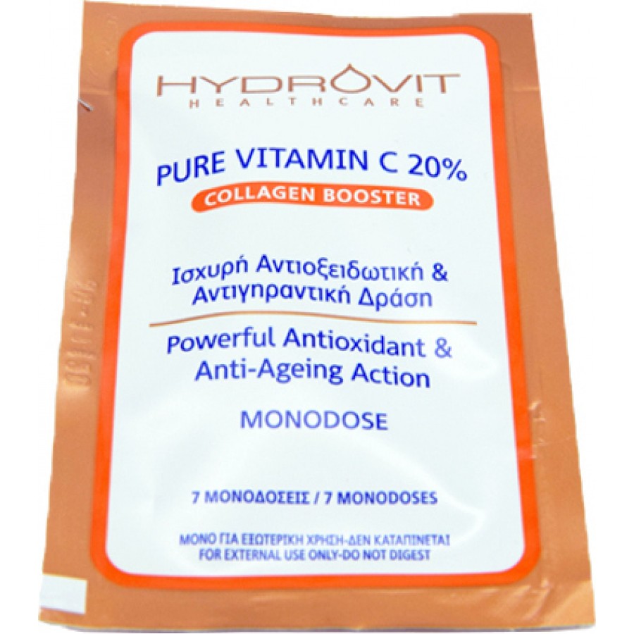 Target Pharma Hydrovit Pure Vitamin C 20% Collagen Booster Monodose 7Caps