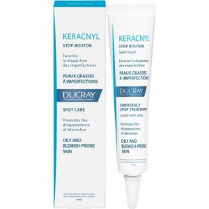 Ducray Keracnyl Stop Bouton για Μικτό / Λιπαρό δέρμα με ατέλειες, 10ml