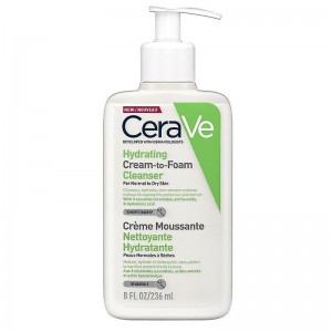 Cerave Hydrating Cream to Foam Cleanser for Normal to Dry Skin 236ml