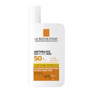 La Roche Posay Anthelios UVMUNE400 SPF50+ Invisible Fluid Αντηλιακό Προσώπου Χωρίς Άρωμα 50ml