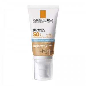 La Roche Posay Anthelios UVMUNE400 SPF50+ Αντηλιακή Ενυδατική Κρέμα Προσώπου Με Χρώμα 50ml