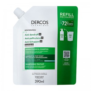 Vichy Dercos Refill Σαμπουάν κατά της Πιτυρίδας για Κανονικά Μαλλιά 390ml
