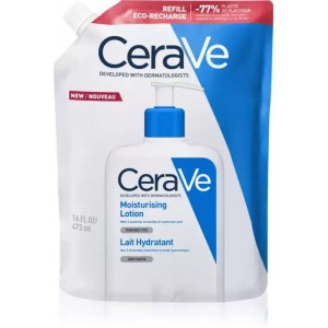 CeraVe Moisturising Lotion Refill Ενυδατικό Γαλάκτωμα Προσώπου Σώματος με Υαλουρονικό Οξύ για Ξηρές/Πολύ Ξηρές Επιδερμίδες 473ml