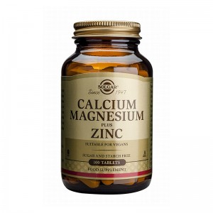 Solgar Calcium Magnesium Plus Zinc 100 ταμπλέτες