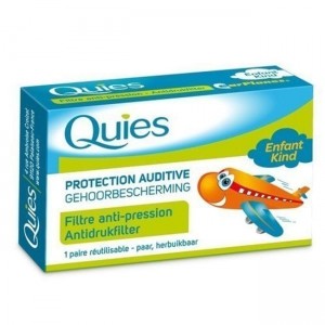Quies EarPlanes Earplugs Enfant Kids 1 ζεύγος