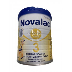 Novalac 3 Γάλα σε Σκόνη 3ης Βρεφικής Ηλικίας με Γεύση Βανίλια 12-36m, 800g