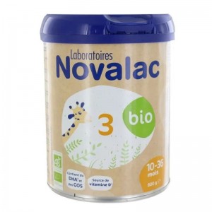 Novalac Bio 3 Βιολογικό Γάλα σε Σκόνη 3ης Βρεφικής Ηλικίας 10m+, 800g