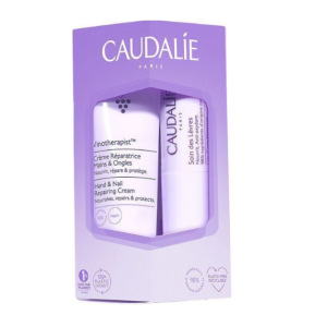 Caudalie Vinotherapist Hand & Nail Repairing Cream Ενυδατική Κρέμα Χεριών, 30ml & Lip Conditioner Ενυδάτωση Χειλιών, 4.5gr
