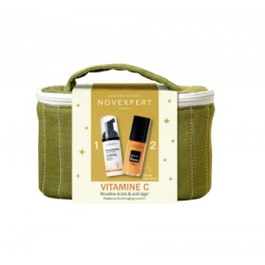Novexpert Flash Radiance Cleansing Foam-Αφρός Καθαρισμού Λάμψης, 40ml & Ορός Booster με Βιταμίνη C, 30ml