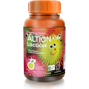 Altion Lacticus Προβιοτικά για Παιδιά 60 ζελεδάκια Πράσινο Μήλο
