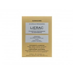 Lierac Sunissime Προετοιμασία Μαυρίσματος. Συμπλήρωμα Διατροφής Με Βιταμίνη Ε Και Σελήνιο 30 Caps