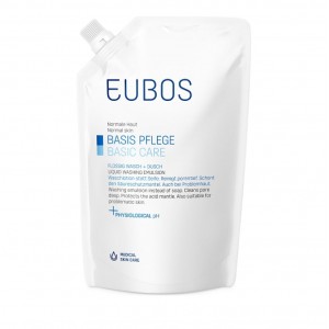 Eubos Blue Liquid Refill Ανταλλακτικό Υγρό Καθαρισμού Αντί για Σαπούνι για Κανονικό και Μεικτό Δέρμα 400ml