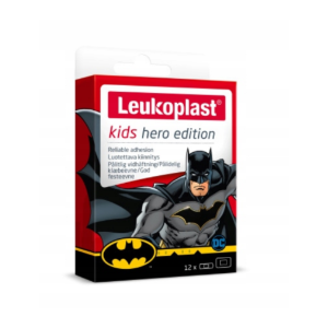 Leukoplast Kids Hero Edition Batman Παιδικά Αυτοκόλλητα Επιθέματα για Μικροτραυματισμούς σε 2 Mεγέθη, 12τεμ