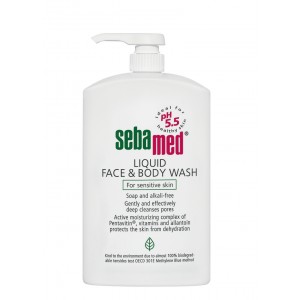 Sebamed Liquid Face & Body Wash Υγρό Καθαρισμού, 1000ml
