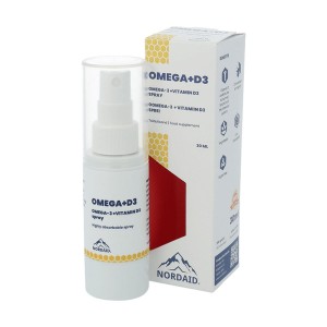 Omega+d3 Spray Υπογλώσσια Ω-3 Και Βιταμίνη D3 Nordaid 30ml