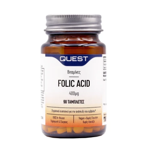 QUEST FOLIC ACID 400mg 90 ταμπλέτες