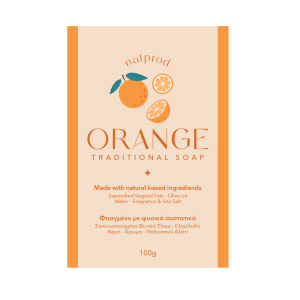 Natprod Orange Παραδοσιακό Σαπούνι 100gr