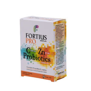 Geoplan Fortius Pro Vitamin C 1000mg & Zinc 20mg & Probiotics 60tabs