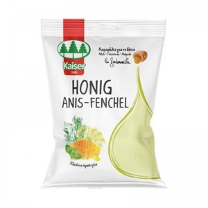 Kaiser 1889 Honig Anis-Fenchel Καραμέλες με Μέλι, Γλυκάνισο & Μάραθο 90gr