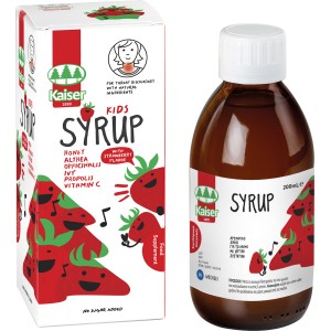 Kaiser 1889 Kids Syrup Σιρόπι για Παιδιά Φράουλα 200ml