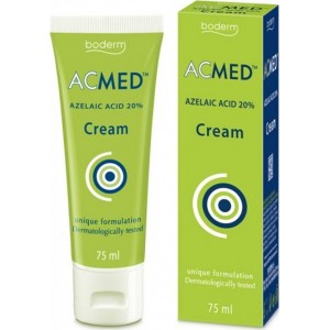 Boderm Acmed Azelaic Acid 20% 24ωρη Αναπλαστική Κρέμα Προσώπου για Λιπαρές Επιδερμίδες κατά της Ακμής 75ml