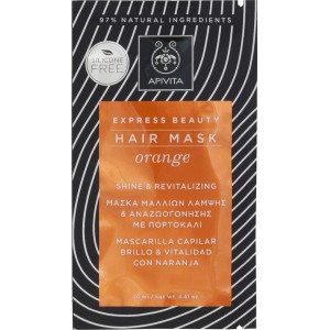 Apivita Express Beauty Hair Mask Orange Shine & Revitalizing 20ml