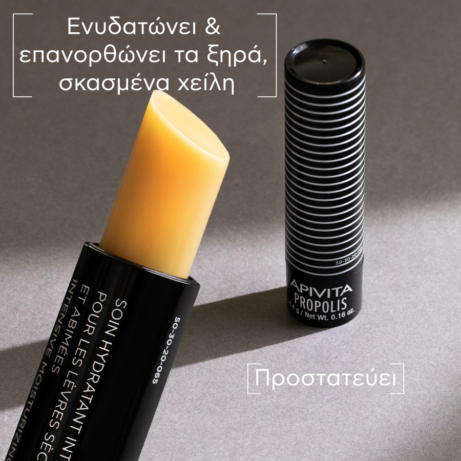 Apivita Propolis Lip Care Balm Χειλιών με Βάλσαμο & Πρόπολη, 4.4 gr