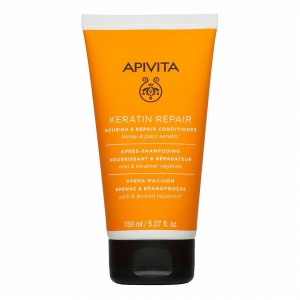 Apivita Keratin Repair Nourish & Repair Conditioner Κρέμα Μαλλιών Θρέψης & Επανόρθωσης, 150ml