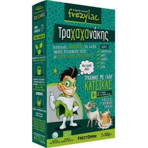 Frezyderm Frezylac Τραχαχανάκης - Βιολογικός Τραχανάς με Βιολογικό Κατσικίσιο Γάλα 6m+ (2x165g)