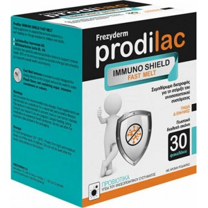 Frezyderm Prodilac Immuno Shield Fast Melt Συμπλήρωμα για Ενίσχυση του Ανοσοποιητικού για Παιδιά & Ενήλικες 30 Φακελάκια