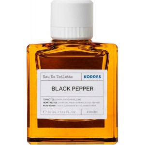 Korres Eau De Toilette Black Pepper Ανδρικό Άρωμα 50ml