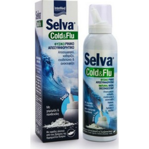 Intermed Selva Cold & Flu Φυσικό Ρινικό Αποσυμφορητικό για Ενήλικες & Παιδιά 2 Ετών και άνω, 150ml