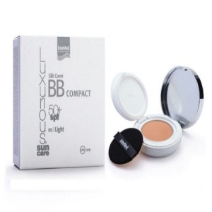 Intermed Luxurious Silk Cover BB Compact Αντηλιακή Πούδρα Προσώπου SPF50 με Χρώμα 01 Light 12gr