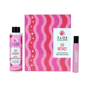Aloe Colors Xmas PROMO So Velvet Milky Body Lotion Ενυδατικό Γαλάκτωμα Σώματος 150ml - Eau De Toilette Άρωμα 10ml
