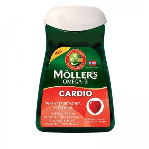 Moller's Omega-3 Cardio Μουρουνέλαιο και Ιχθυέλαιο 60 μαλακές κάψουλες
