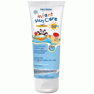 Frezyderm Infant Sun Care SPF50+, Αντηλιακό Γαλάκτωμα για Νήπια 12+ μηνών, 100ml
