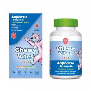 Vican Chewy Vites Calcium & Vitamin D3 60 ζελεδάκια