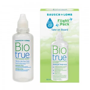 Bausch & Lomb Biotrue Flight Pack Υγρό Φακών Επαφής Πολλαπλών Χρήσεων σε Ταξιδιωτική Συσκευασία, 100ml