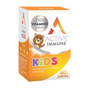 Active Iron Immune Kids Vitamin D, Vitamin C & Zinc 60 ζελεδάκια