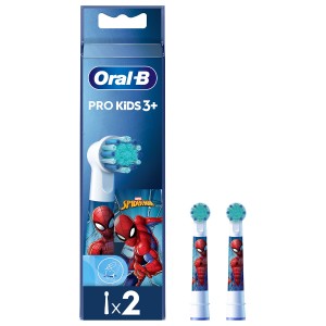 Oral-B Aνταλλακτικά Stages Power Kids Spiderman για Hλεκτρική Oδοντόβουρτσα 2 Tεμάχια